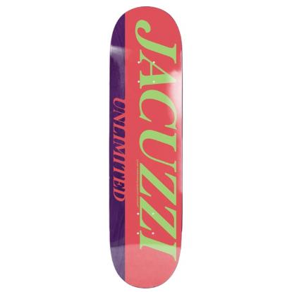 Jacuzzi Skateboard Deck Flavor Red Purple 8.25