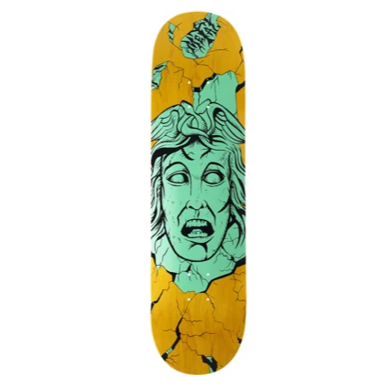 Metal Skateboard Deck Gorgo 8.375