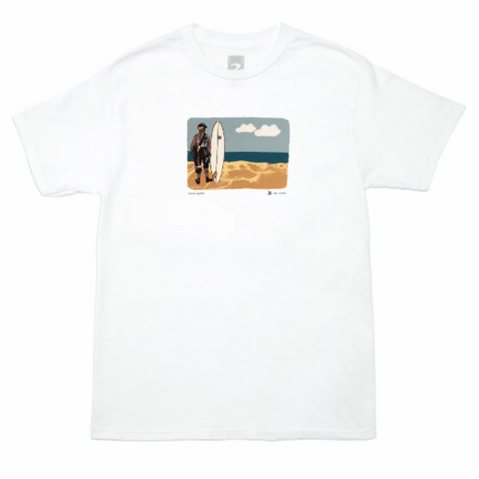 Camiseta con 2 almohadillas elevadoras Pro Rowan Zorilla Tee Blanca