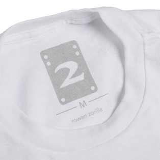 Camiseta con 2 almohadillas elevadoras Pro Rowan Zorilla Tee Blanca