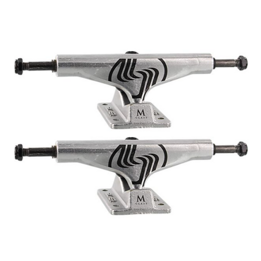 Silver Trucks M Hollow Raw Black Logo 8.0