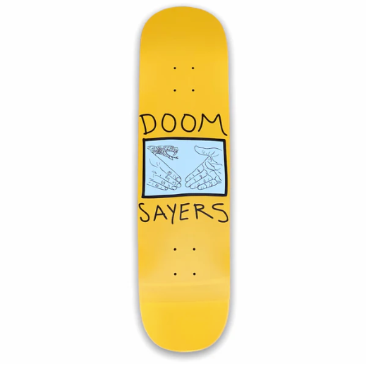 Tabla de skate Doom Sayers Snake Shake naranja 8.25