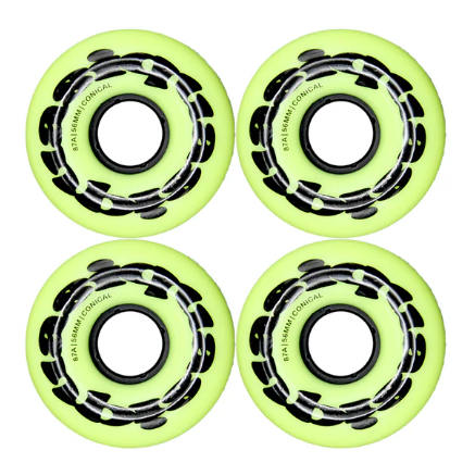 Ruedas Quasi Wheels Stoner Tennis Ball Cónicas Cruiser 56 mm 87A