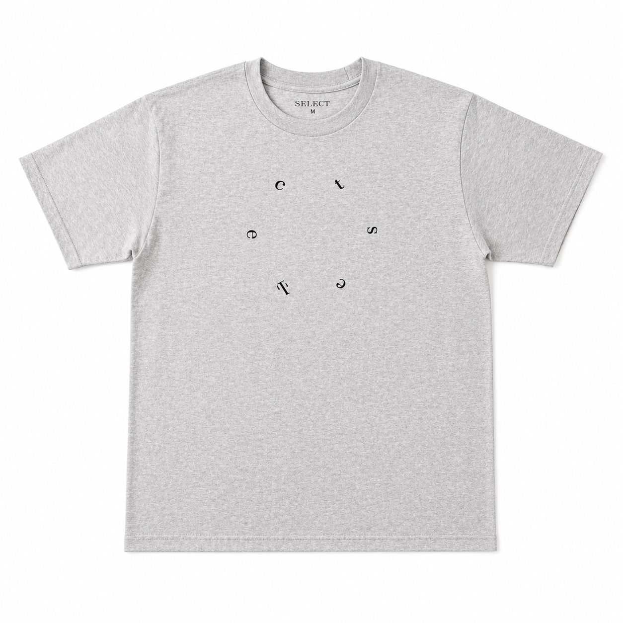 Select Shirt Circle Logo Gray