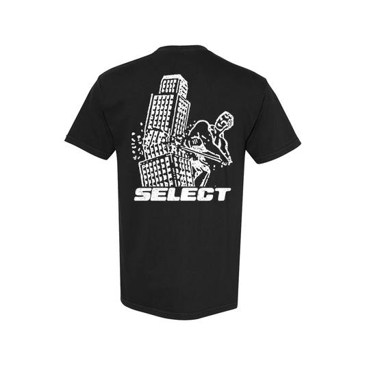 Seleccione Camisa Destructora Negra