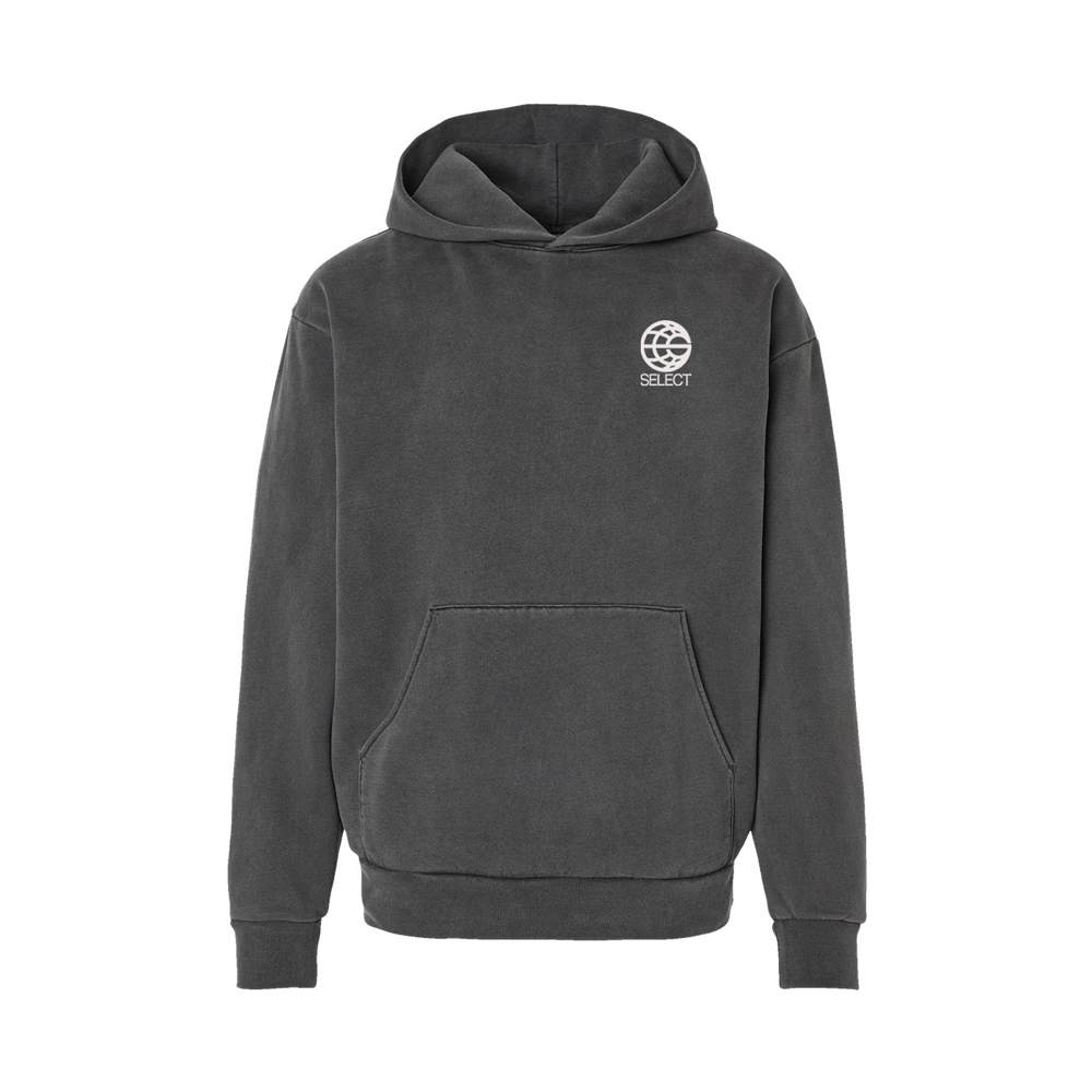 Sudadera con capucha Select Globe Logo Gris