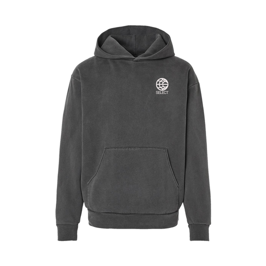 Select Hoodie Sweater Globe Logo Gray
