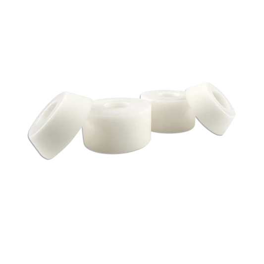 White ceramic sculpture on a white background