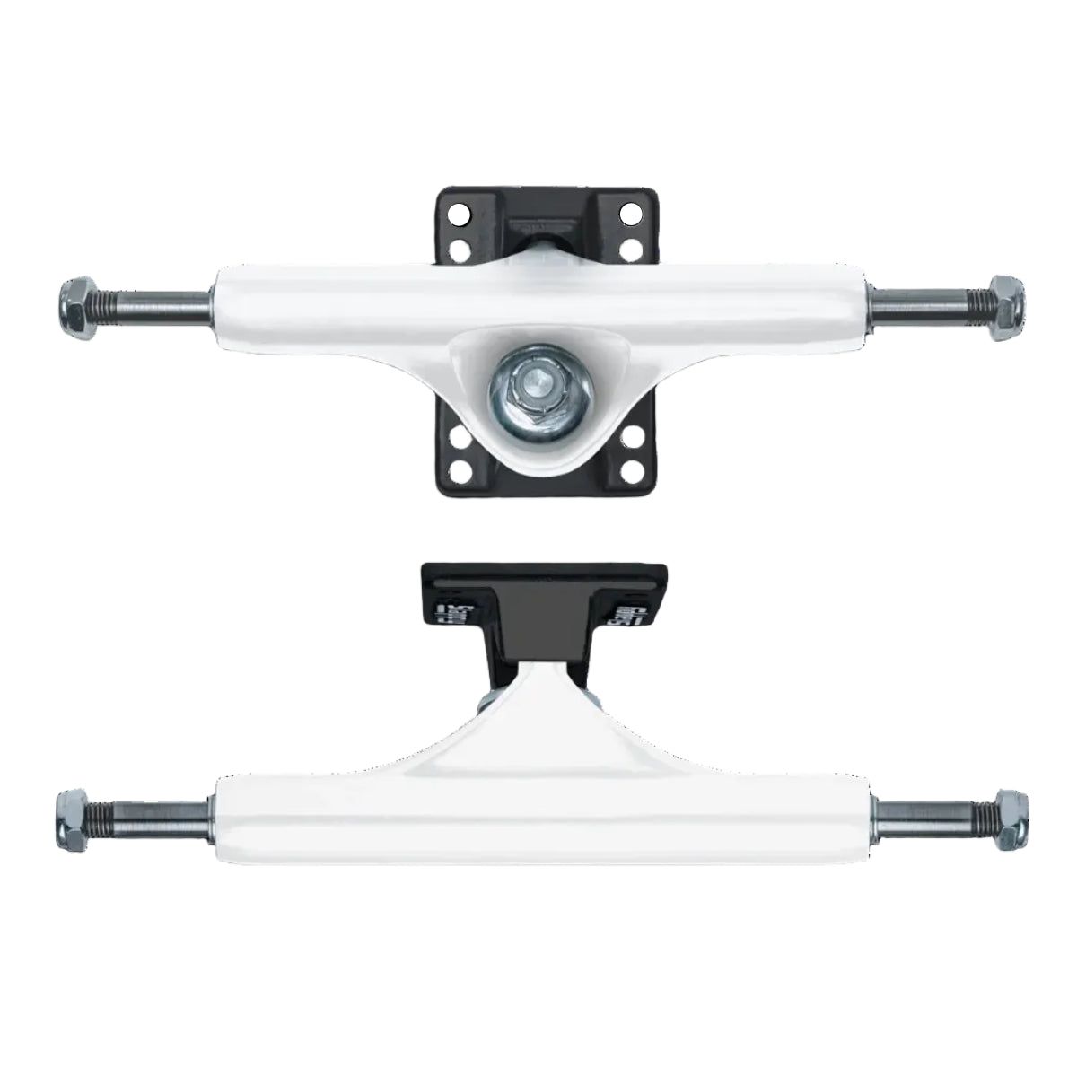 Slappy Trucks ST1 Classic Painted White Black 8 Hole 8.5