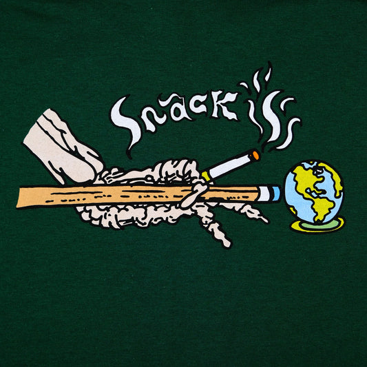 Camiseta negra de especies en peligro de extinción de Snack Skateboards