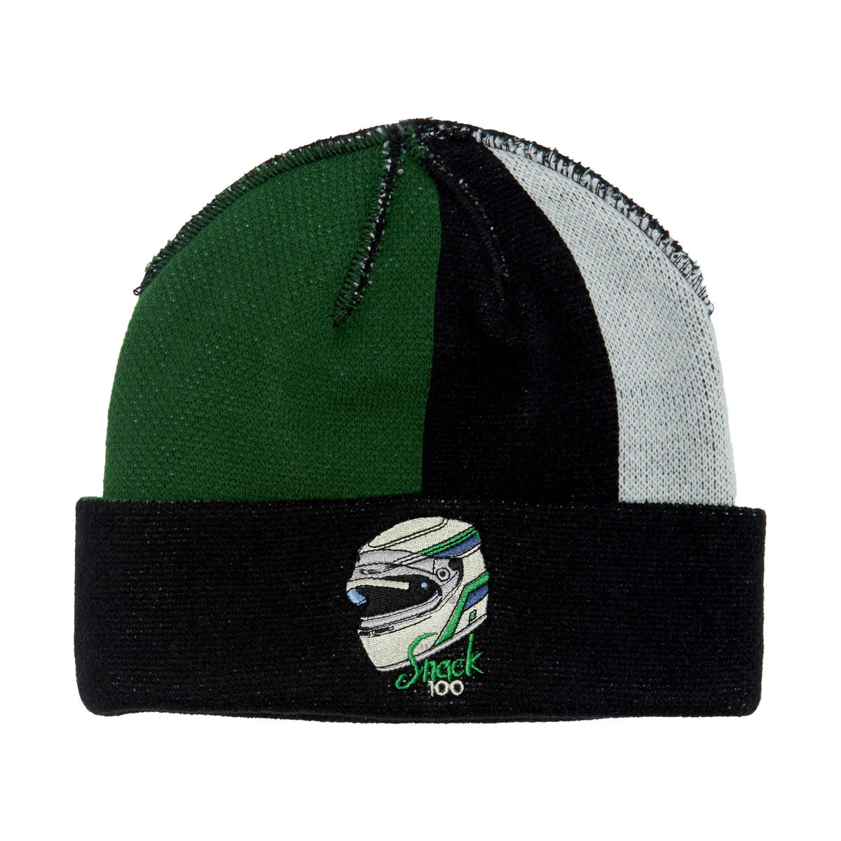 Gorro Snack Skateboards 100 Negro Verde
