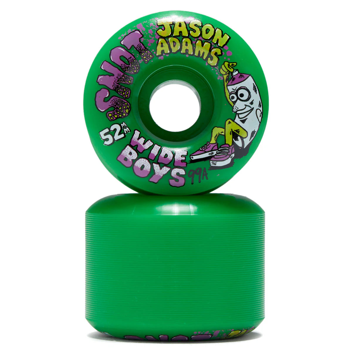 Snot Wheels Adams Wide Boys 52mm 99A Green