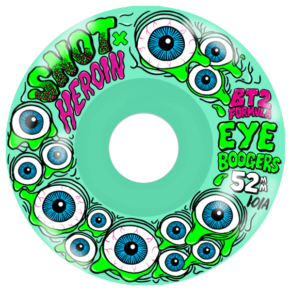 Snot Wheels Eye Boogers 52mm 101a Green
