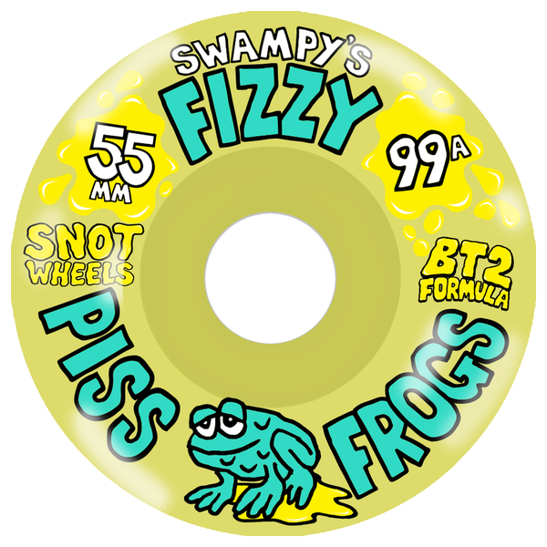 Snot Wheels Swampy Fizzy Piss Frogs 55mm 99a Olive