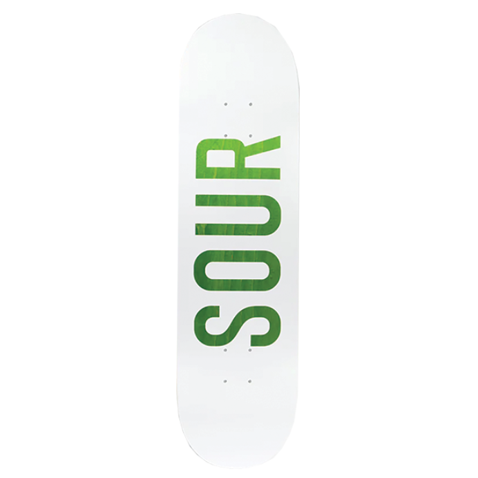 Sour Skateboard Deck Army White Green 8.25