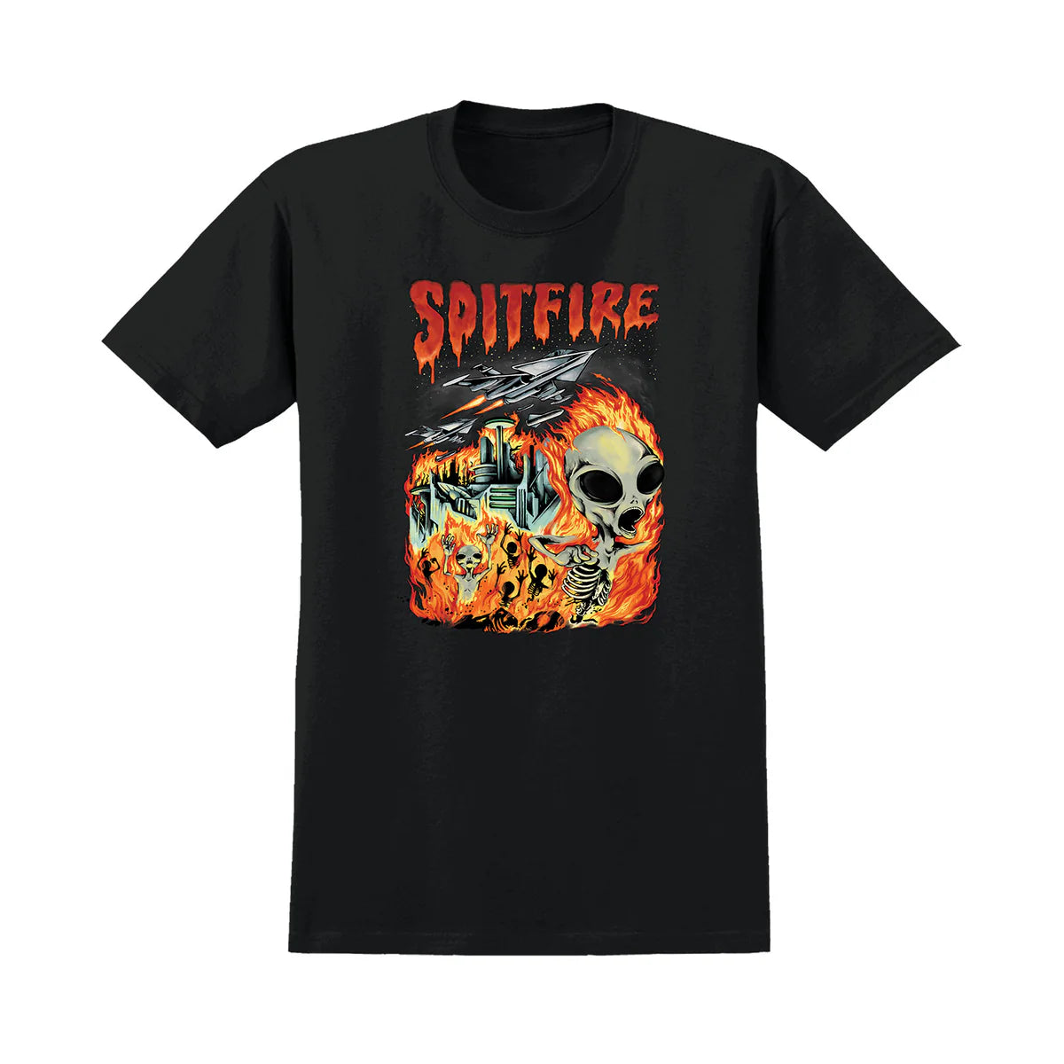 Spitfire Shirt Invasion Black