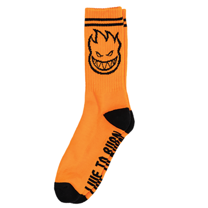 Spitfire Socks Bighead Orange Black