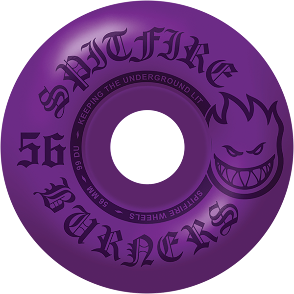 Spitfire Wheels Burners 56mm 99A Purple