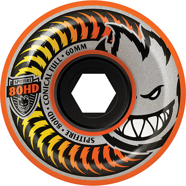 Spitfire Wheels Conical Full 60mm 80HD Fade Orange