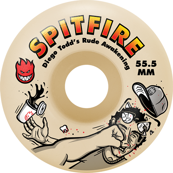 Spitfire Wheels Formula 4 Classics 55.5mm 99A Todd Rude Awakening
