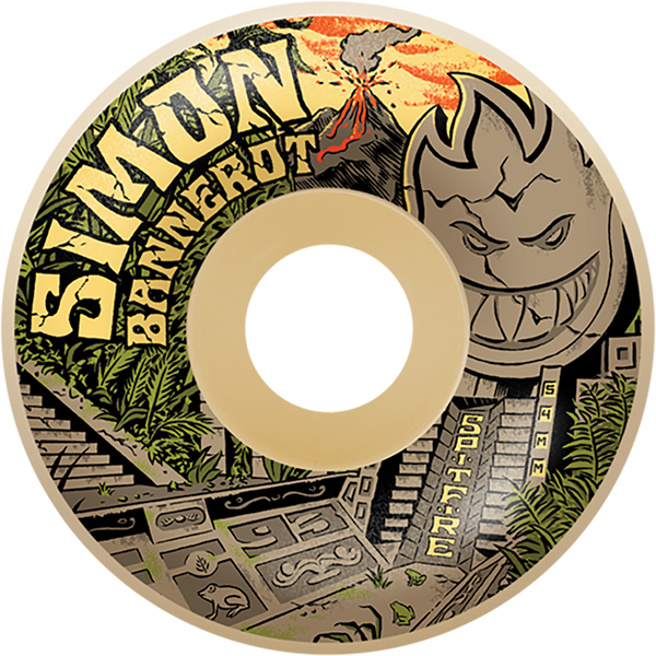 Ruedas Spitfire Fórmula 4 Radial Full 54mm 93A Bannerot Templo