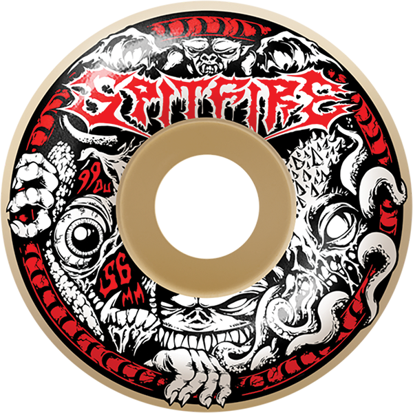 Spitfire Wheels Formula 4 Radial Full 56mm 99A Demon Gate