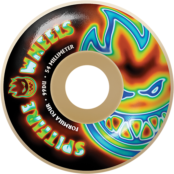 Spitfire Wheels Formula 4 Radioactive Bighead 54mm 99A