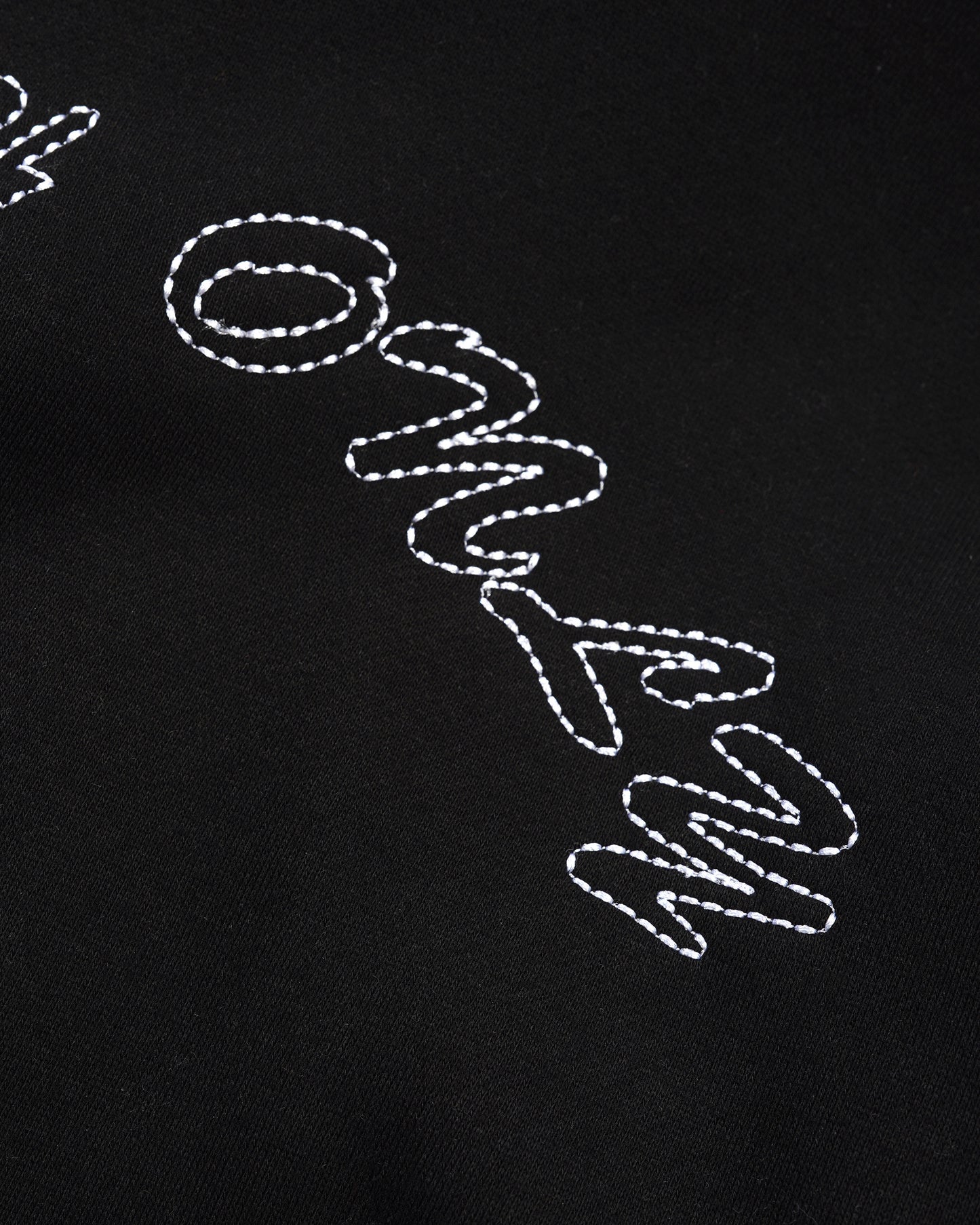 Cash Only Hoodie Stitch Logo Pullover Black