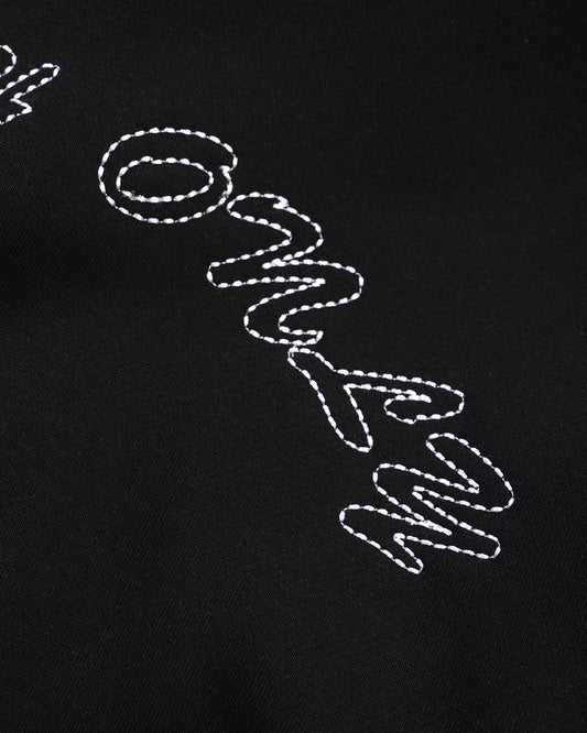 Cash Only Hoodie Stitch Logo Pullover Black