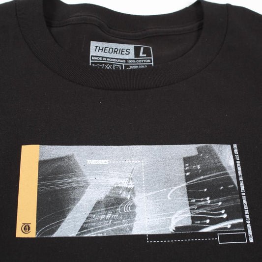Camiseta Teorías de la Atlántida Misdirection Negra