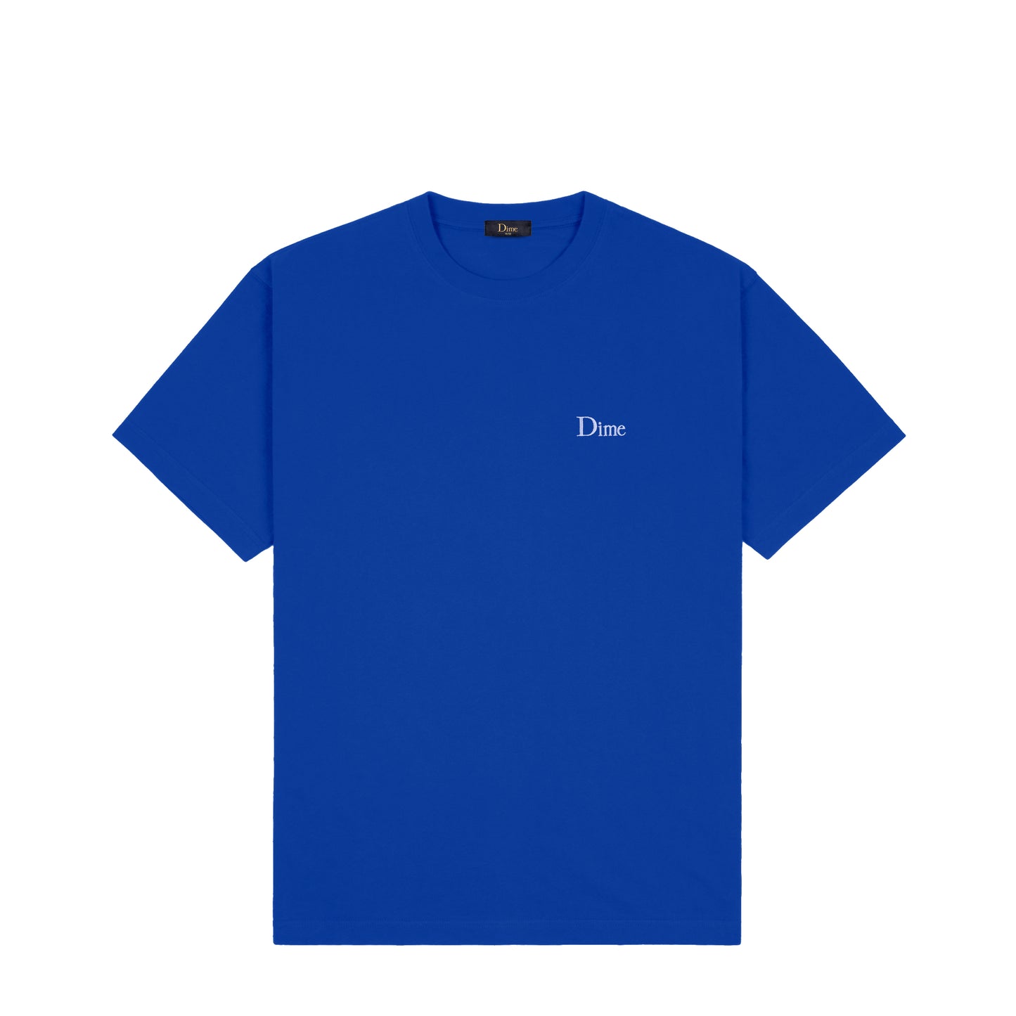 Camisa Dime Classic con logo pequeño azul marino