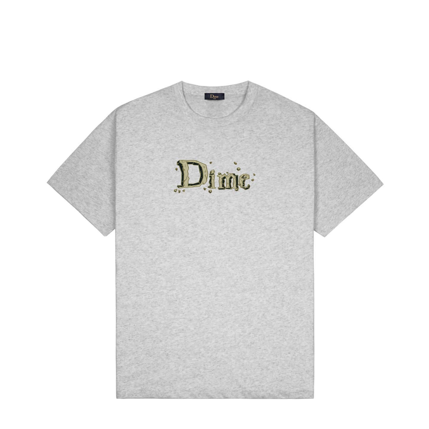 Camisa Dime clásica gris piedra jaspeado