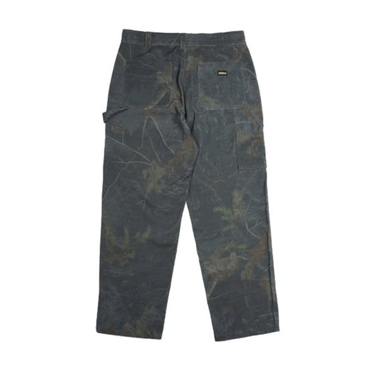 Camouflage pants on a white background