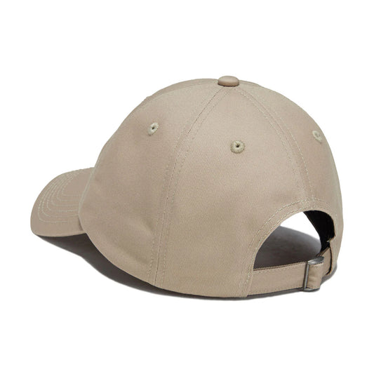 Beige baseball cap on a white background
