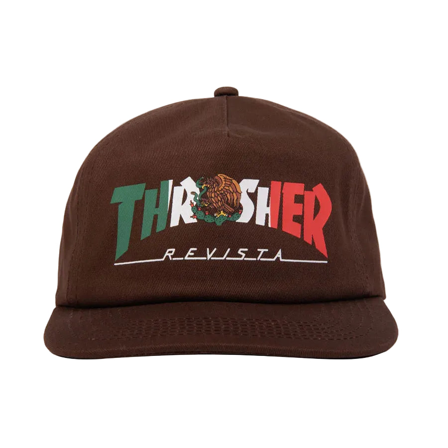 Thrasher Hat Mexico Revista Brown
