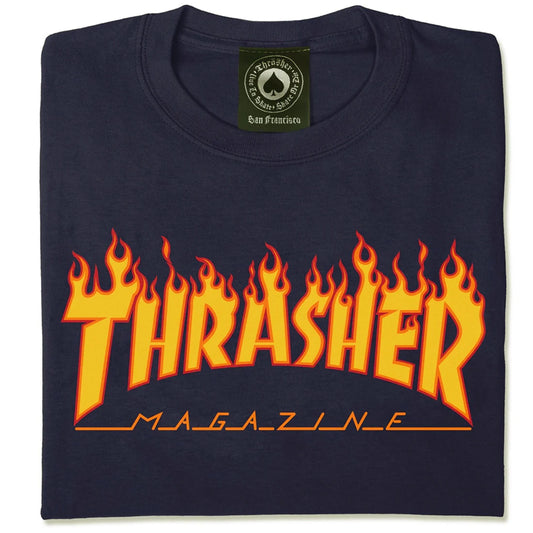 Thrasher Shirt Flame Navy