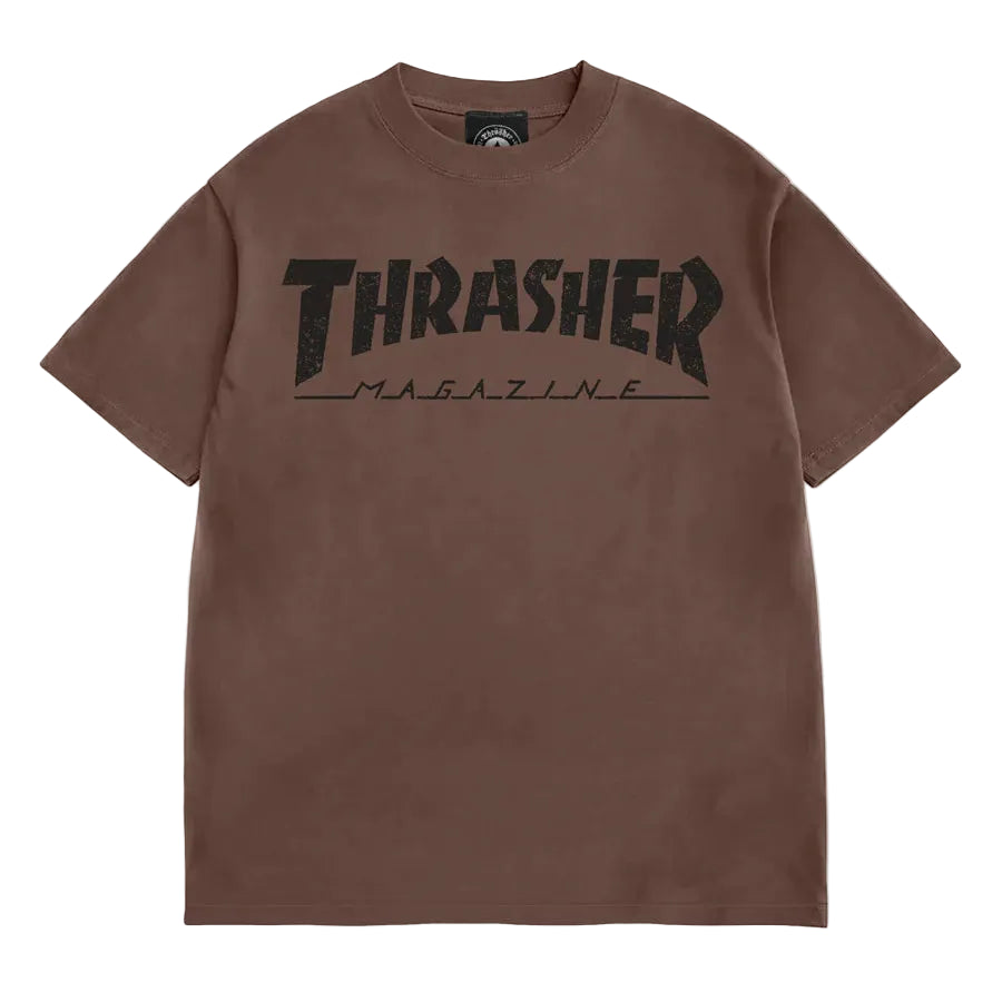 Thrasher Shirt Mag Logo Vintage Chocolate