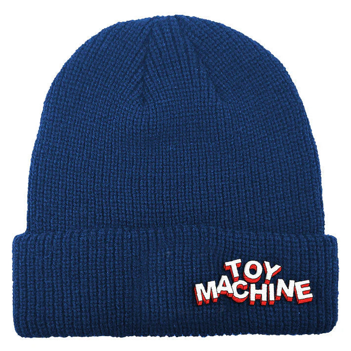 Toy Machine Beanie Hiro Text Blue