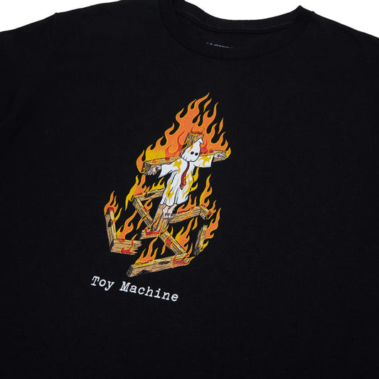 Toy Machine Shirt Charred Cross 2 Black