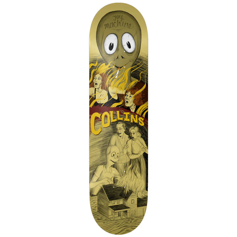 Toy Machine Skateboard Deck Collins Horror Show 8.13