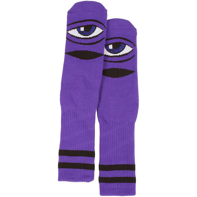 Toy Machine Socks Sect Eye Purple