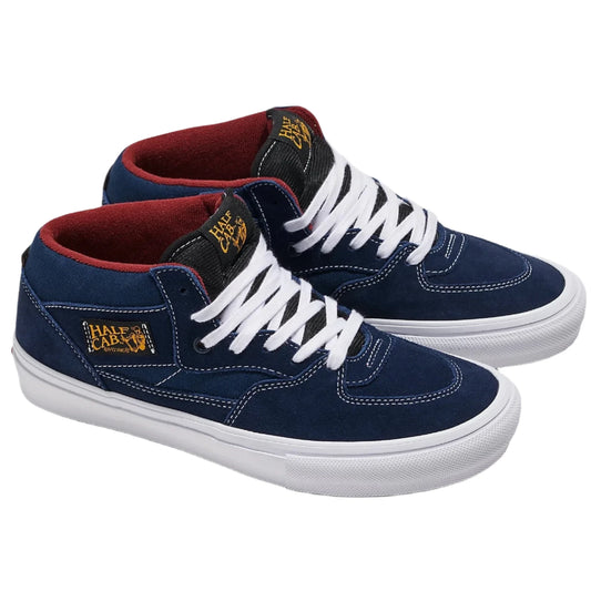 Zapatillas Vans Skate Half Cab azul marino y burdeos