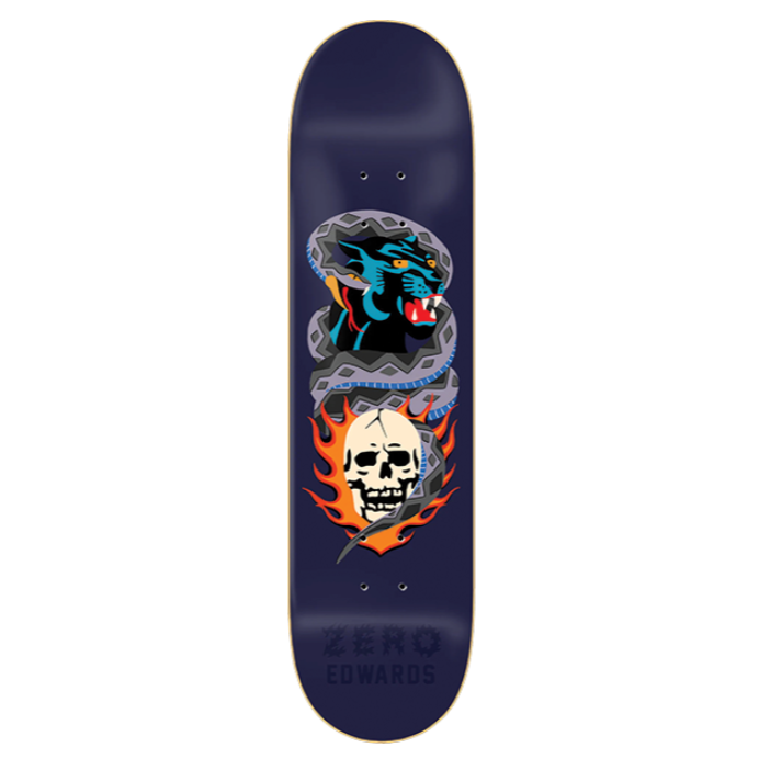 Zero Skateboard Deck Forrest Edwards 3 Black Panther 8.25