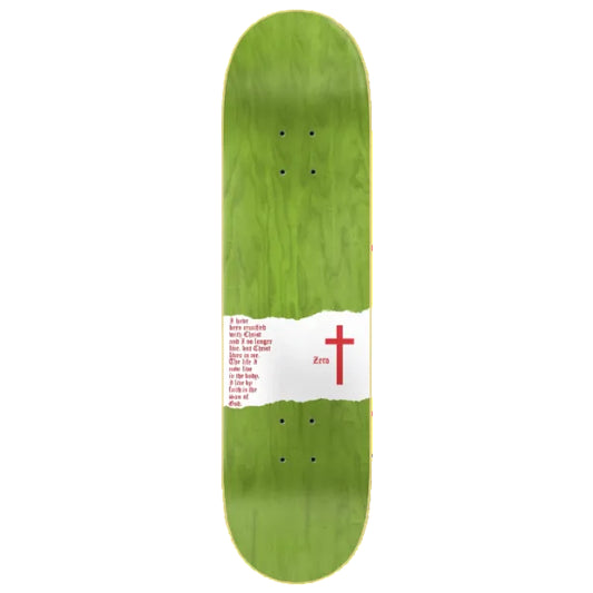 Zero Skateboard Deck Sheckler Cross Red 8.5