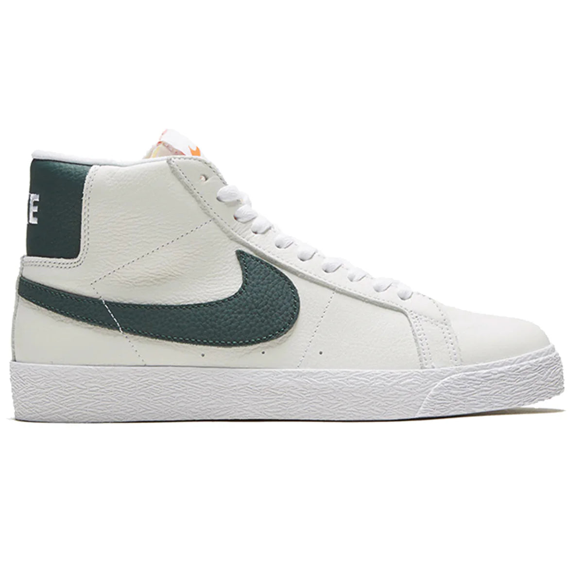 Zapatillas Nike SB Zoom Blazer Mid ISO blancas y verdes