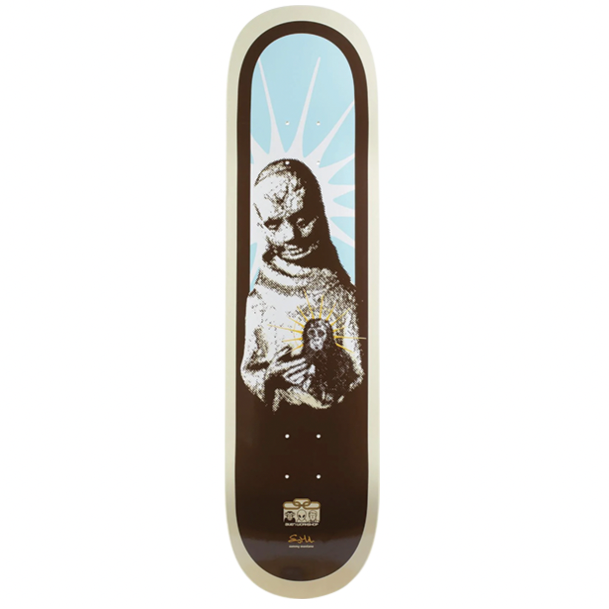 Alien Workshop Skateboard Deck Sammy Piety Tan Dipped 8.25