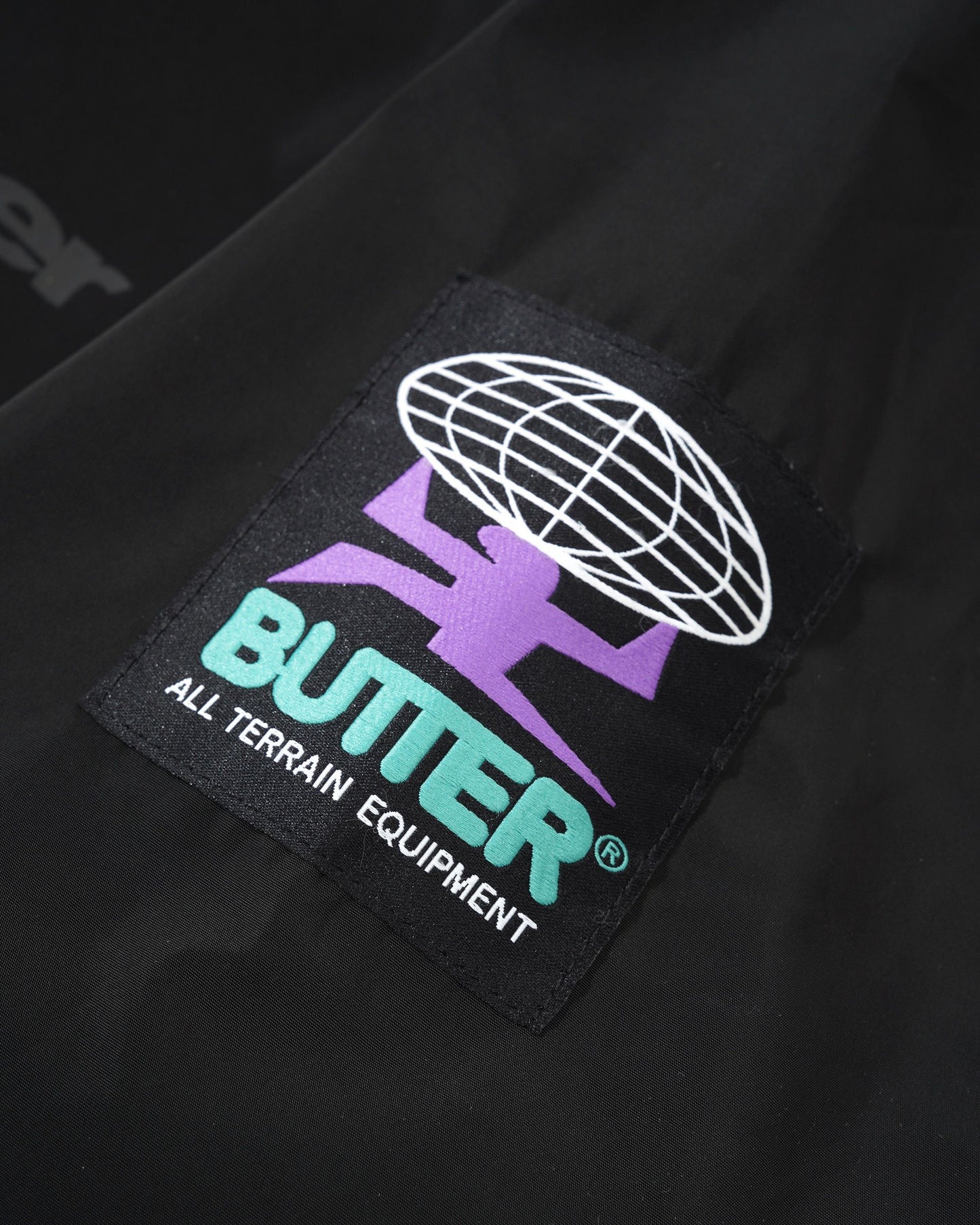 Butter Goods T-Rain Jacket Black