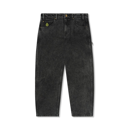 Vaqueros de mezclilla Weathergear de Butter Goods en negro descolorido