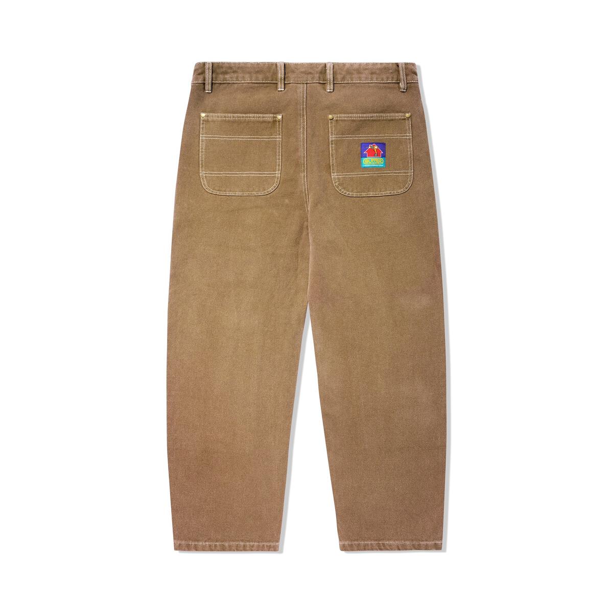 Butter Goods Work Double Knee Pants Washed Brown