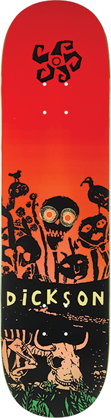 Deathwish Skateboard Deck Dickson Flowers 8.25